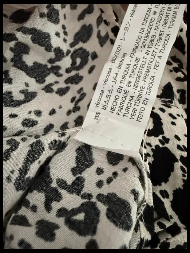 Camisa Zara TRF con estampado de leopardo ligera - Talla XS – photo 5